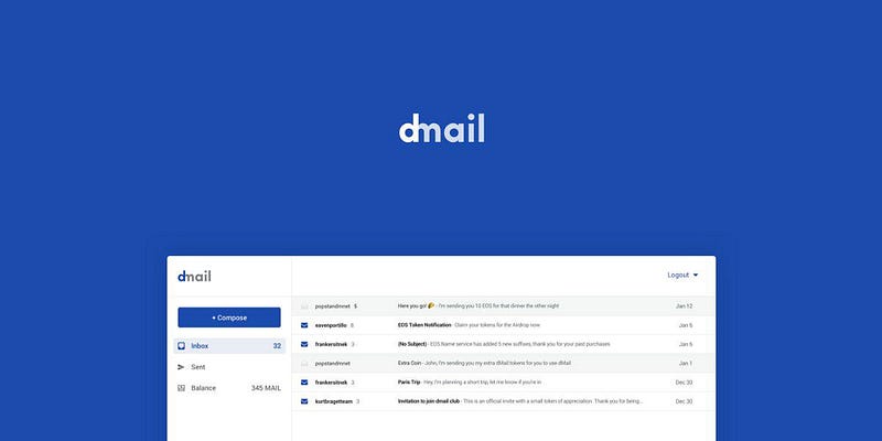 [EOS Inside] dMail 베타 서비스 오픈!
