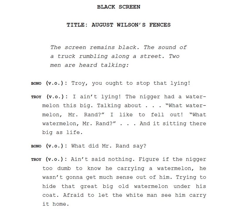 Page One: “Fences” (2016)