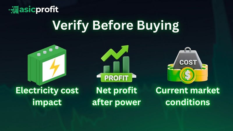 Verify Before Buying a Miner