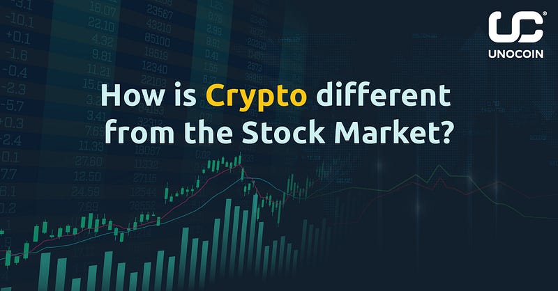 How is crypto different from the stock market?