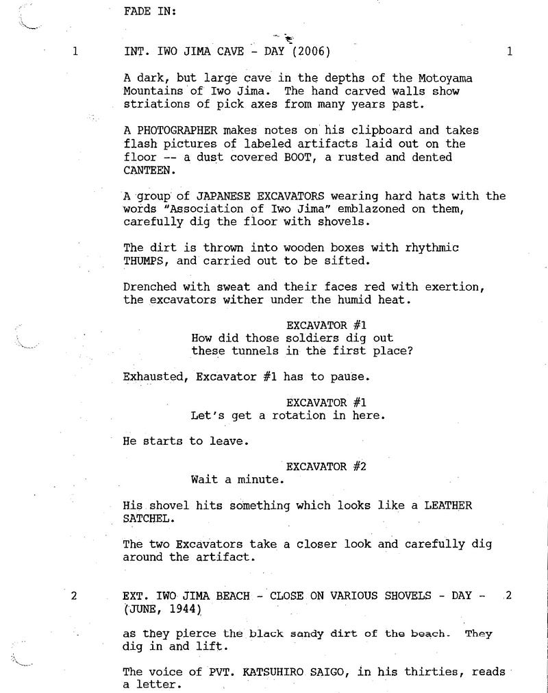 Page One: “Letters from Iwo Jima” (2006)
