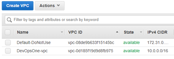 New VPC New VPC
