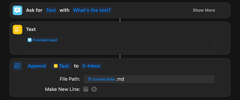 The mobile quick-add shortcut for Obsidian