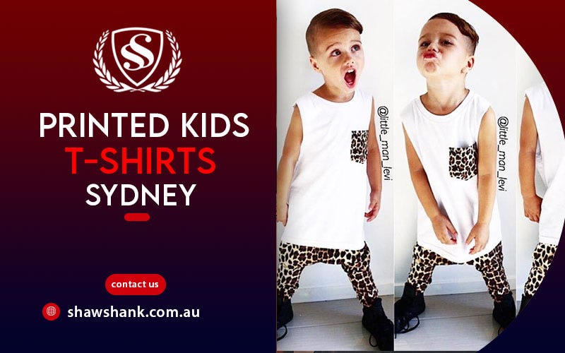 Printed kids T-shirts Sydney