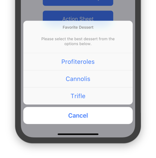 Flutter-Widget-1 iOS 风格的 ActionSheet