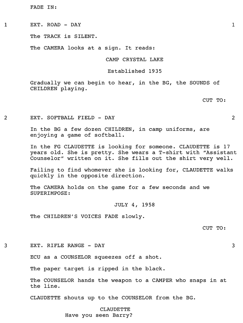 Page One: “Friday the 13th” (1980)