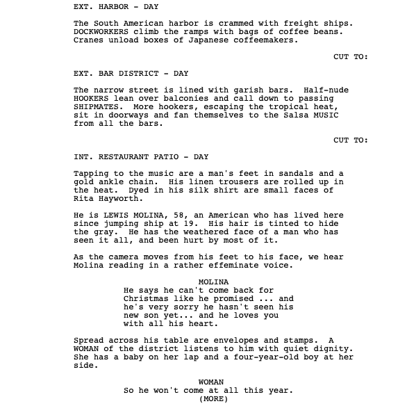 Page One: “Kiss of the Spider Woman” (1985)