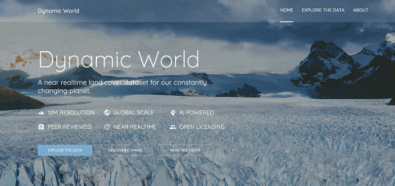 Visit DynamicWorld.app website for more information, or the map app, and the dataset that power’s it.