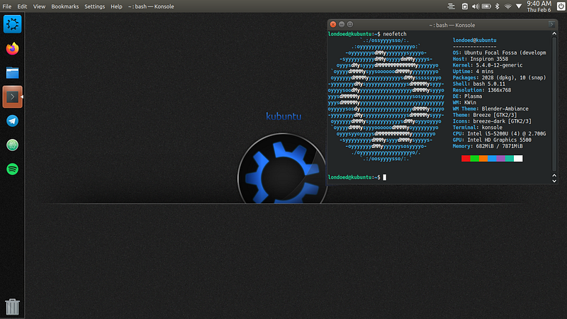 My most recent Kubuntu setup.