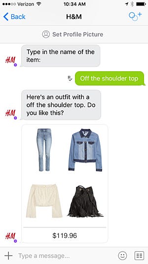 H&M Fashion Chatbot
