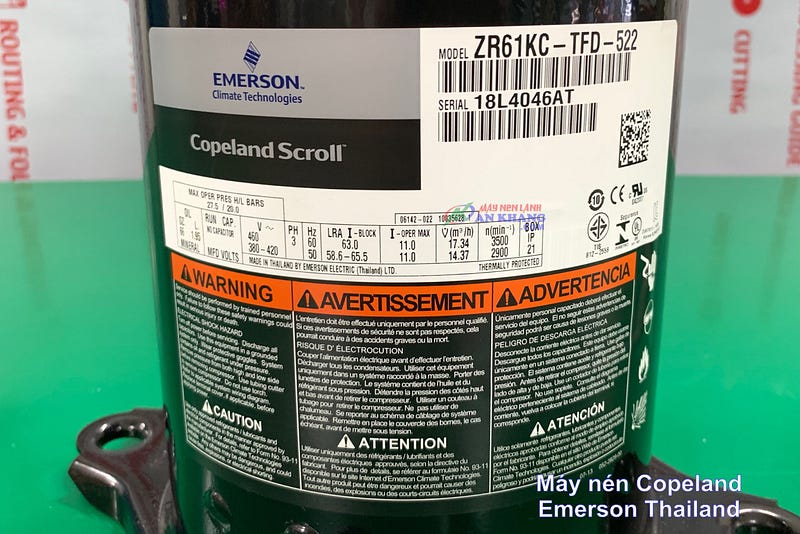 Điện tử, điện lạnh: Bán (lốc) máy nén lạnh Copeland 5 HP ZR61KC-TFD-522 1*aP9JCpnFuLNOa505vJgLJQ