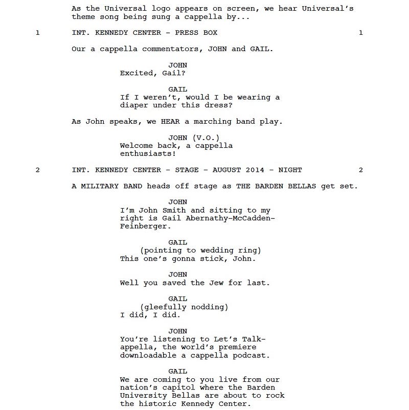 Page One: “Pitch Perfect 2” (2015)