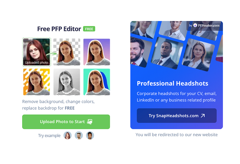 upload selfies to create headshots