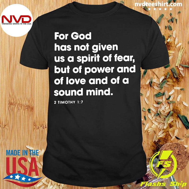 god has never given us the spirit of fear