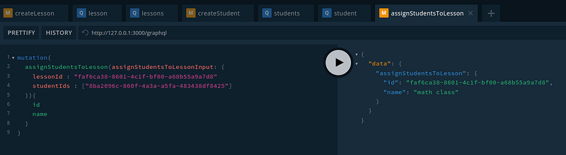 MongoDB and GraphQL in the Nestjs