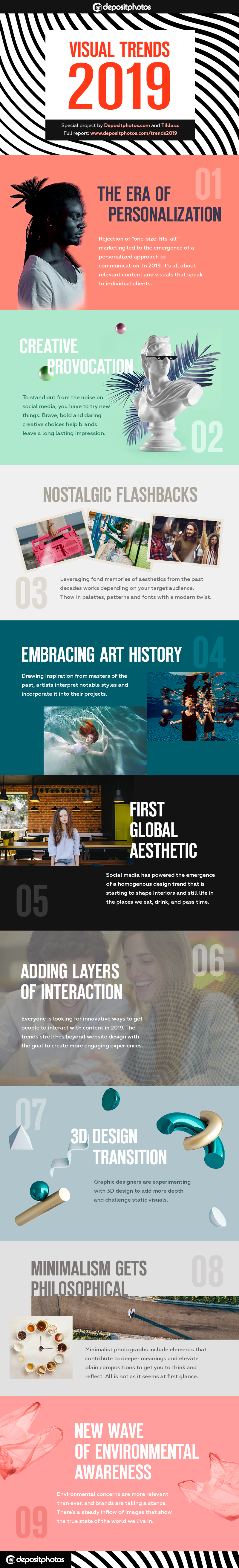 9 Visual Trends On The Rise In 2019 [Infographic] | LaptrinhX