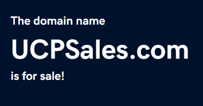 ucpsales.com domain for sale at Domain AIO