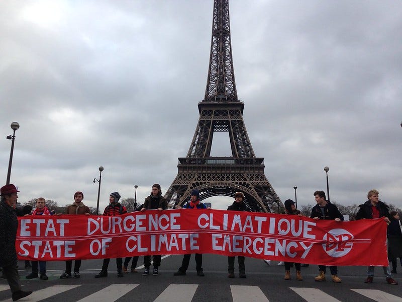 An ever growing intensity of protests around the climate crisis
