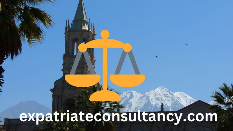 Balance and Arequipa in the background to illustrate section about the Pros and Cons of retire in Peru