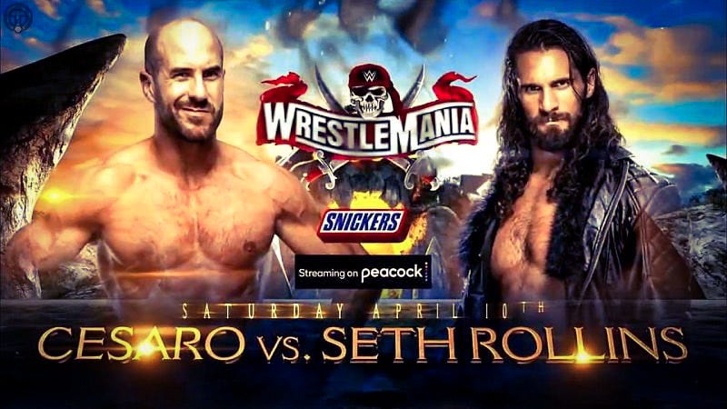 Seth Rollins vs. Cesaro WWE WrestleMania 37 Results — Reviews on Every Match