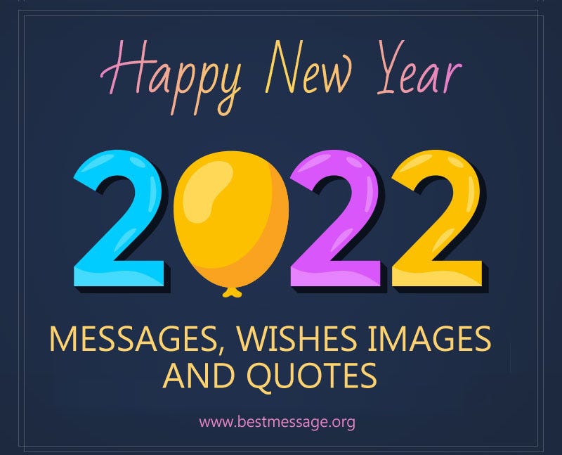 Happy New Year 2022 Messages Wishes Images