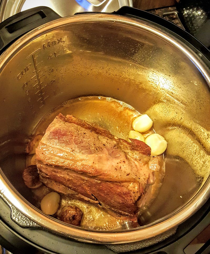 Pressure Cooker Pork Shoulder Stew 2x Dinner