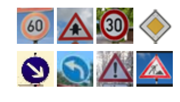 My found traffic sign images