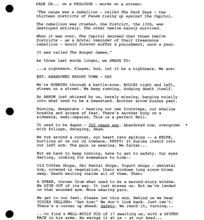 Page One: “The Hunger Games” (2012)