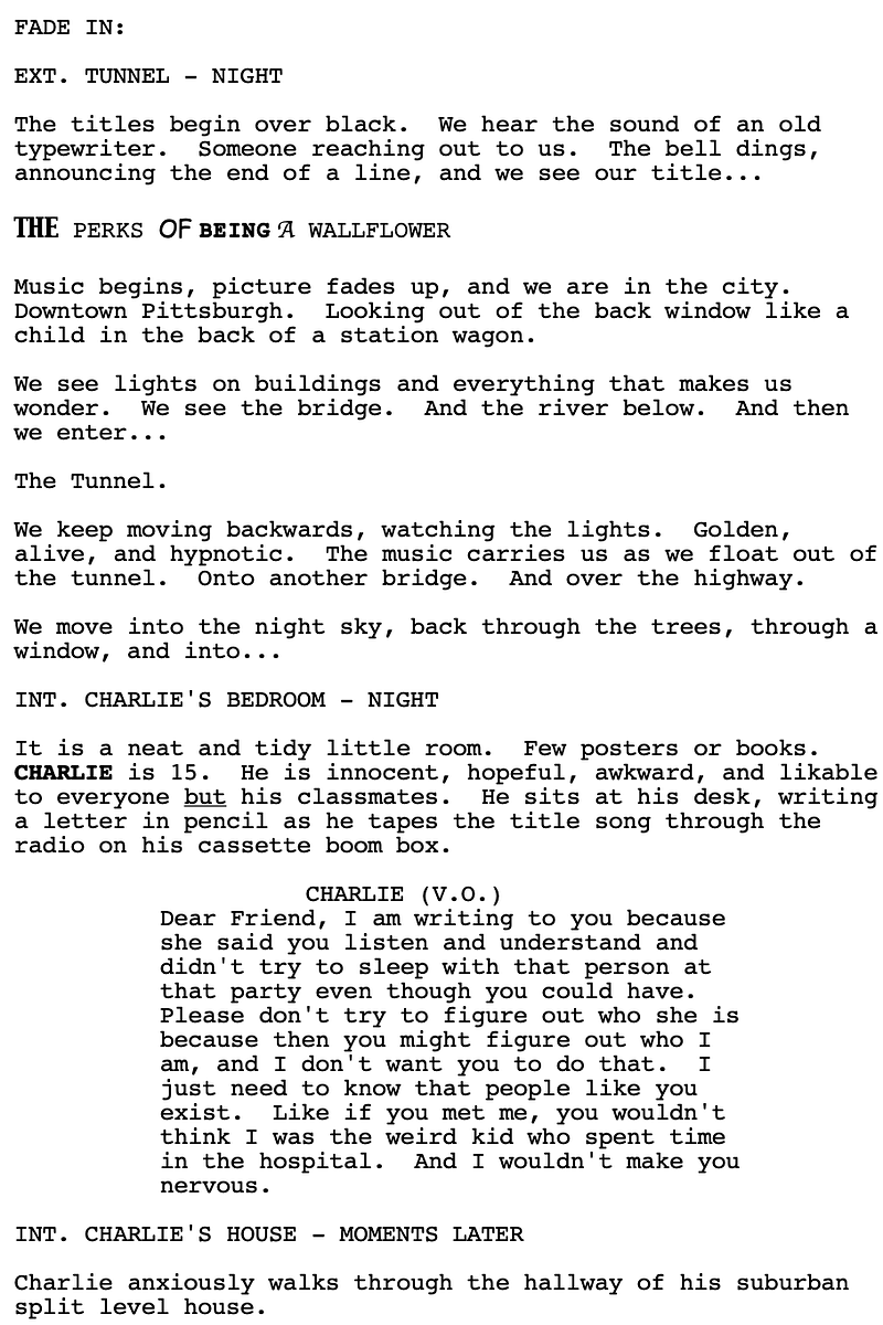 Page One: “The Perks of Being a Wallflower” (2012)