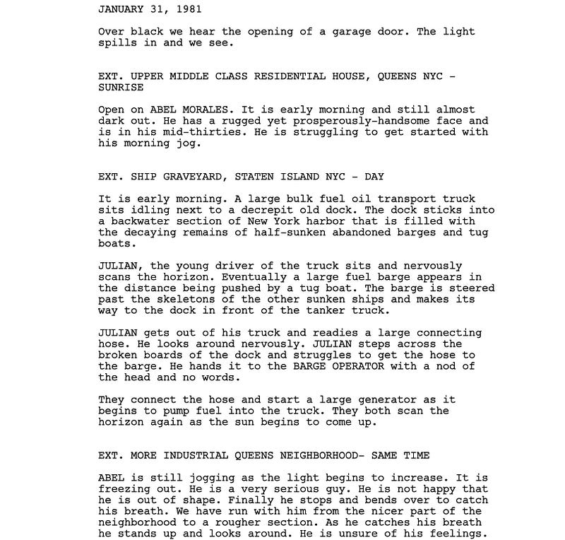 Page One: “A Most Violent Year” (2014)