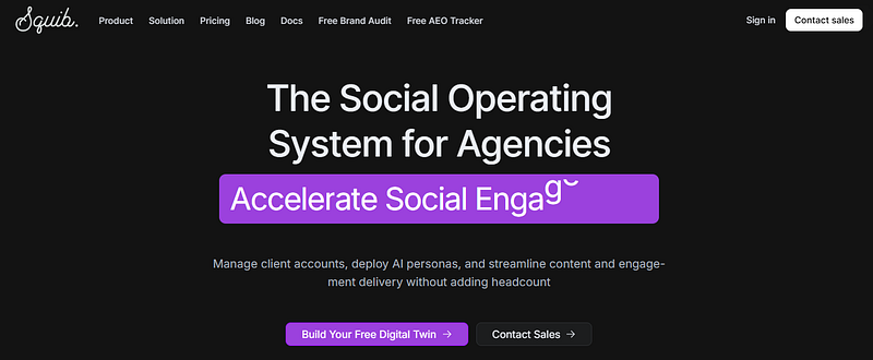 AI-powered social media operating system for sale on AISO Blog