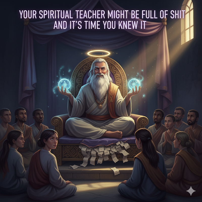 Your Spiritual Teacher Might Be Full of Shit And It’s Time You Knew It