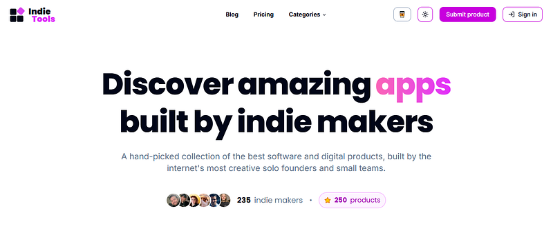Indie tools Directory on AISO Blog
