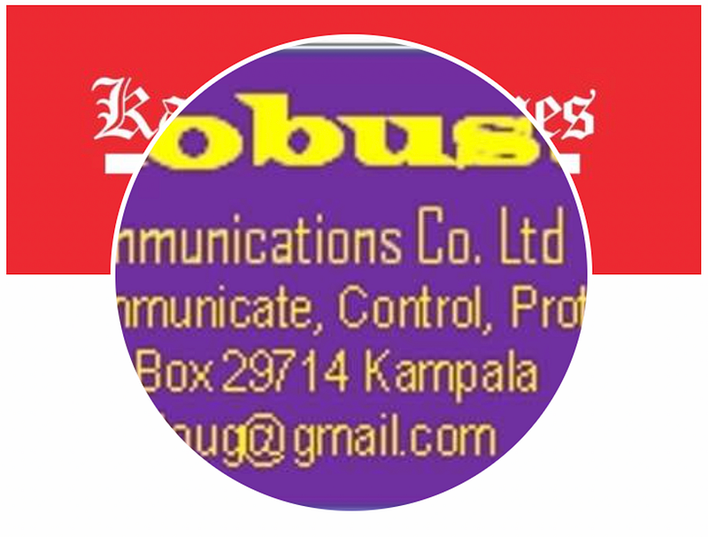 The first post to the Kampala Times Facebook page was an image with information about Robusto Communications. (Source: Kampala Times/archive)