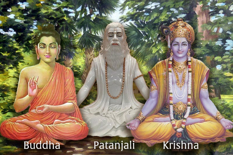 Buddha, Patanjali and Krishna on Raga and Dwesha, important concepts in Yoga