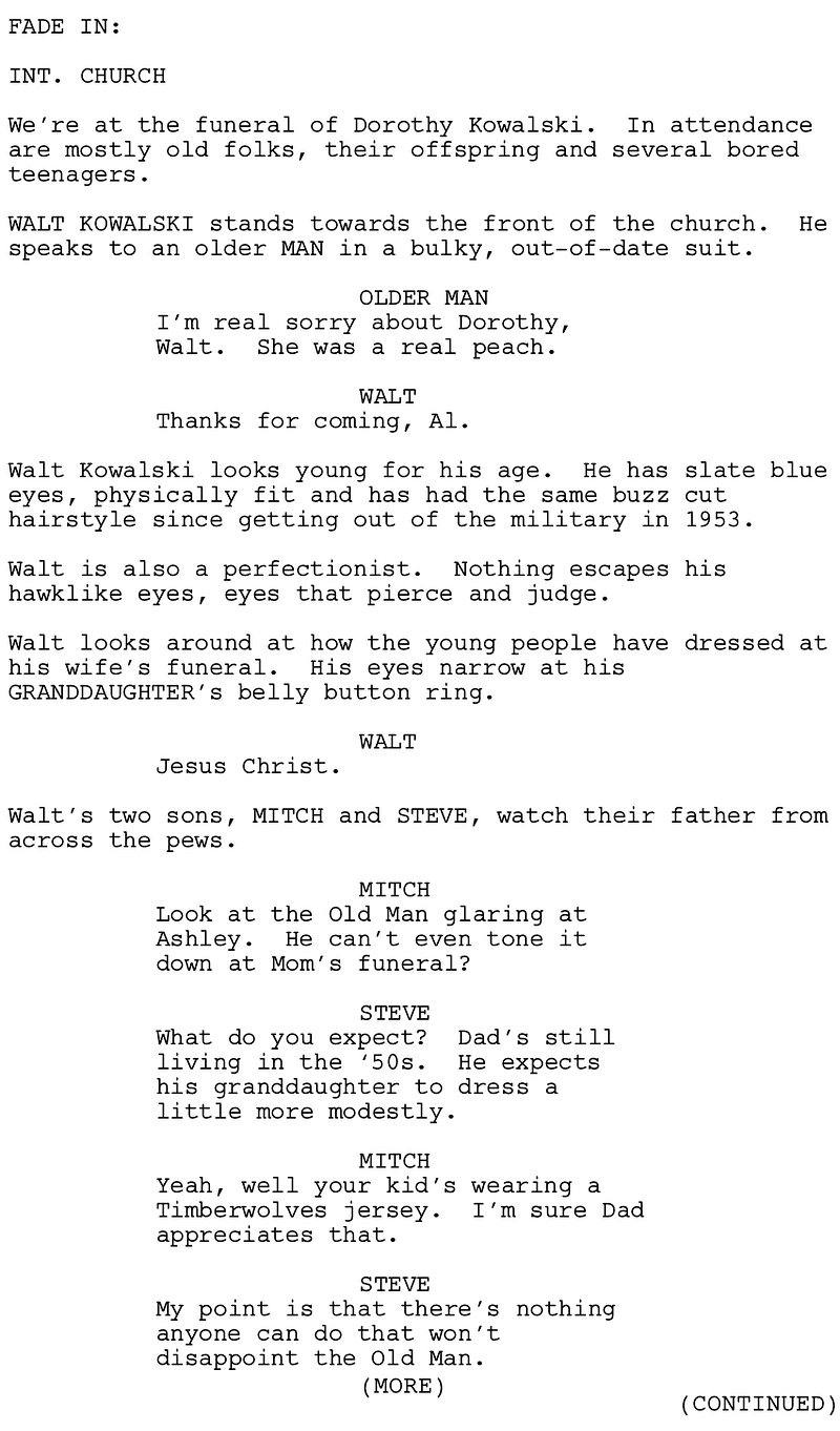 Page One: “Gran Torino” (2008)