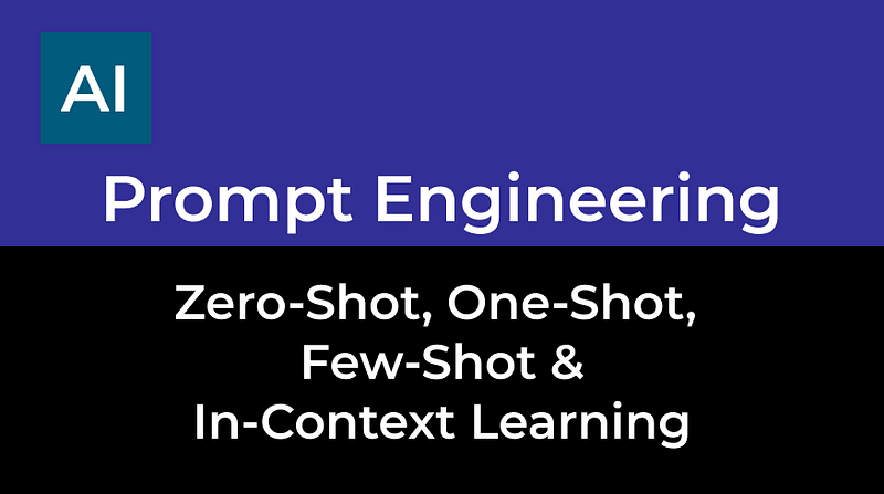 Prompt Engineering — Zero-Shot, One-Shot, Few-Shot & In-Context Learning