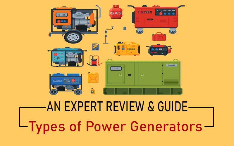 Types of Portable Power Generators