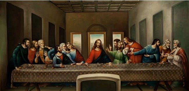 Yahuda İskariot son akşam yemeği tablosu