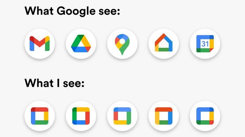 Image showing that G Suite icons look similar