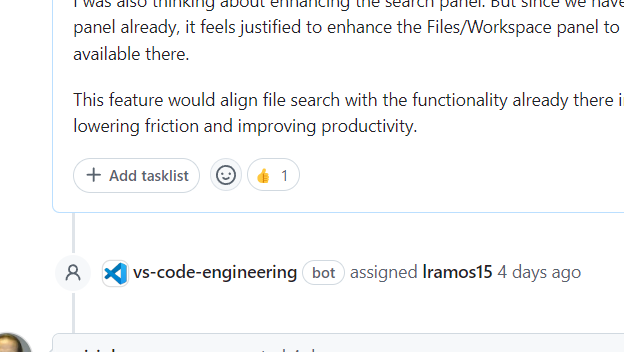 Vote To Improve VSCode File Search. It’s Just One Click