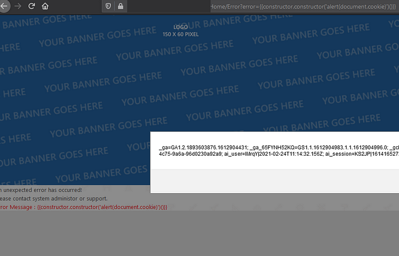 XSS Execution Proof