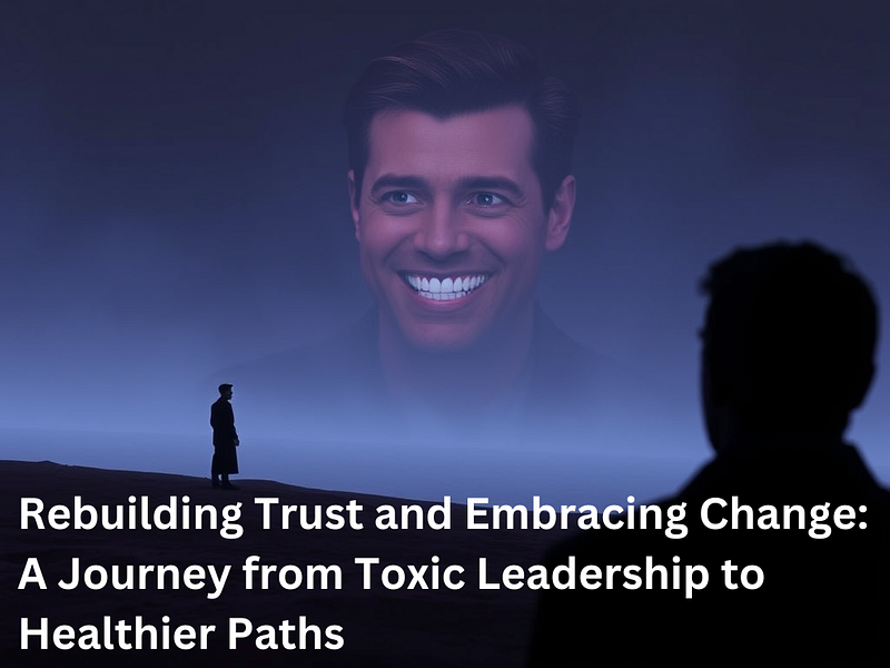 A lone figure is observing a charismatic leader whose smile begins to crack, revealing hidden shadows beneath the surface.