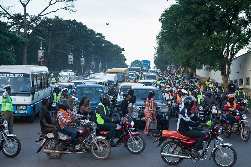 Bodas on Jinja road. Credit: Katumba Badru Sultan, for Lubyanza.