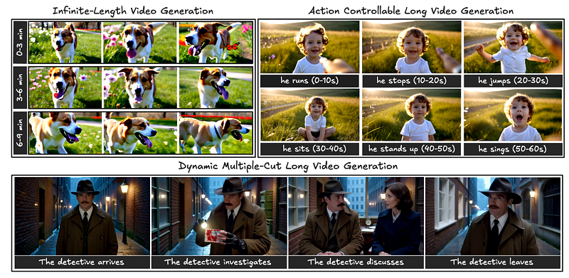Infinity RoPE allows for infinite length video generation from self-forcing.