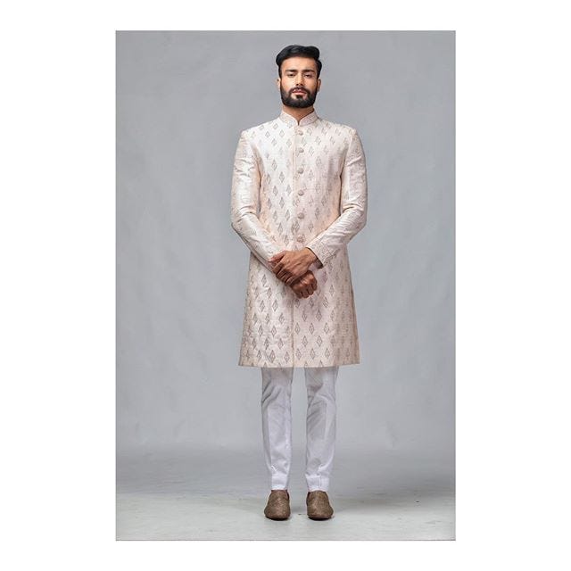 Hand printed kurta for men