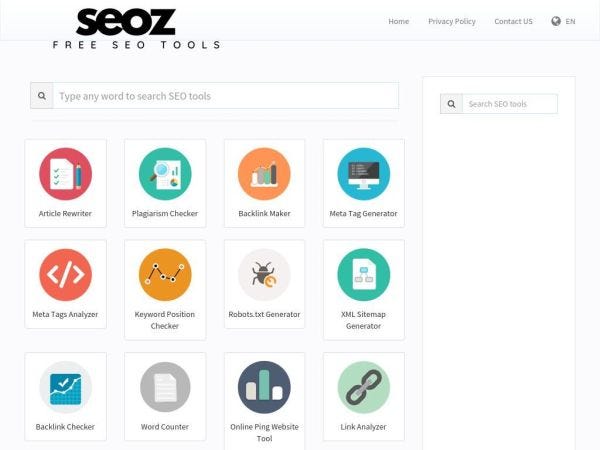 100% Free Seo Tools