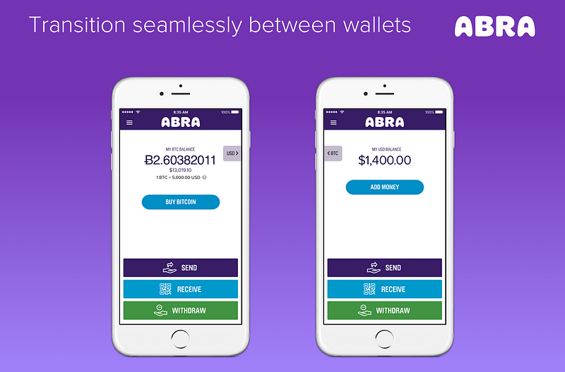 can abra exchange crypto to fiat