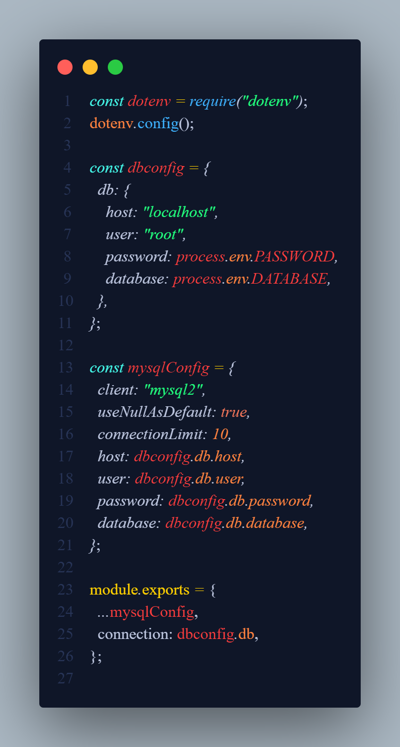 MySQL Yapılandırması