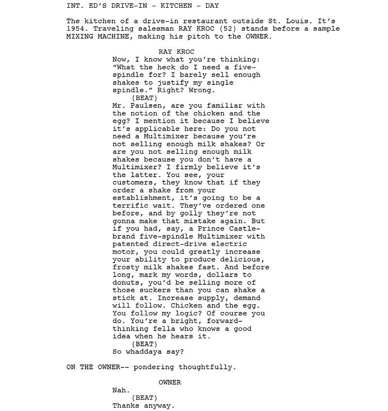 Page One: “The Founder” (2016)